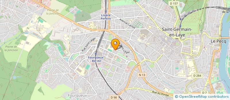 localisation de l'entreprise MADAME SANDRINE TROUINARD  SAINT-GERMAIN-EN-LAYE