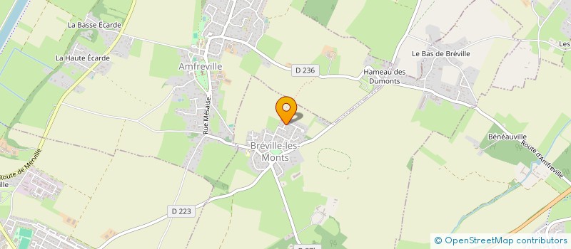 localisation de l'entreprise MADAME SANDRINE TROUVE  BREVILLE-LES-MONTS