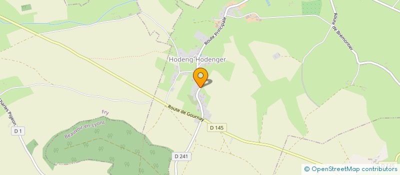 localisation de l'entreprise MADAME SANDRINE TRUCHOT  HODENG-HODENGER