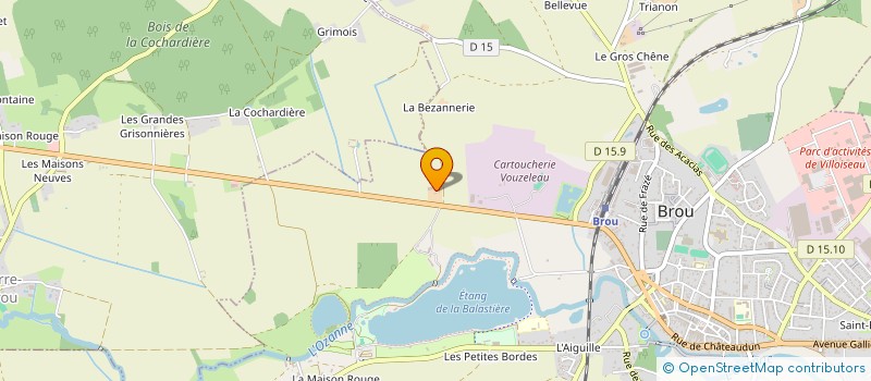 localisation de l'entreprise MADAME SANDRINE TUFFIER à BROU