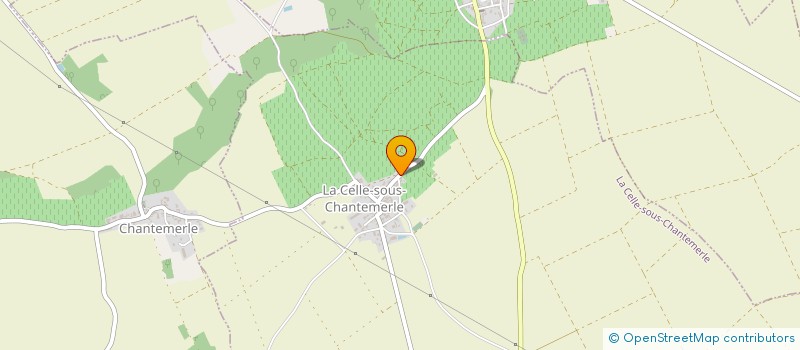 localisation de l'entreprise MADAME SANDRINE TURATO  LA CELLE-SOUS-CHANTEMERLE