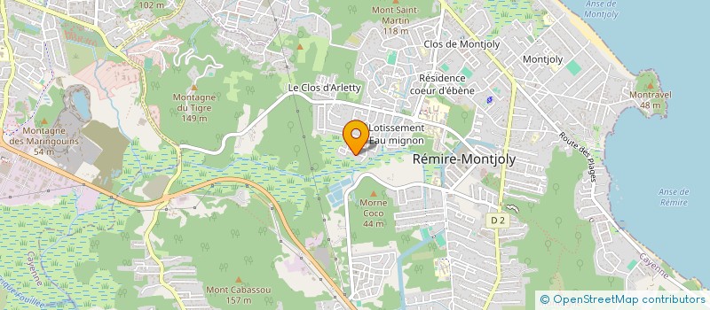 localisation de l'entreprise MADAME SANDRINE TURPIN  CAYENNE