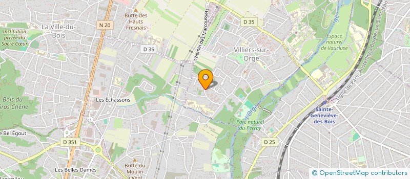 localisation de l'entreprise MADAME SANDRINE TURRADO  VILLIERS-SUR-ORGE