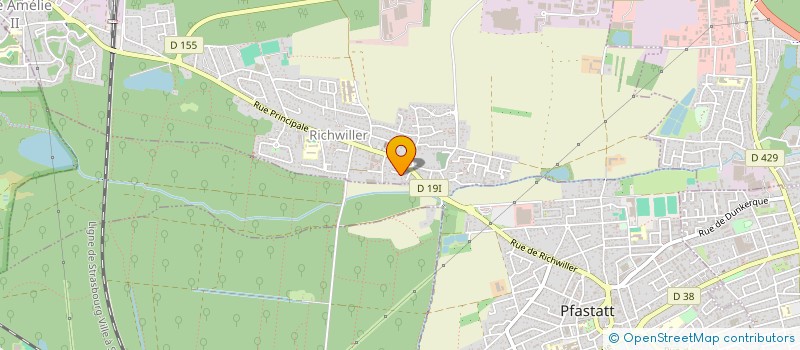 localisation de l'entreprise MADAME SANDRINE UHLY  RICHWILLER