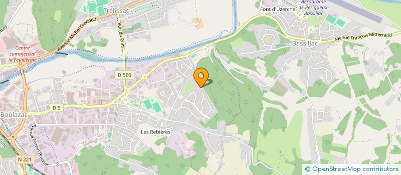 localisation de l'entreprise MADAME SANDRINE ULBERT  BOULAZAC ISLE MANOIRE