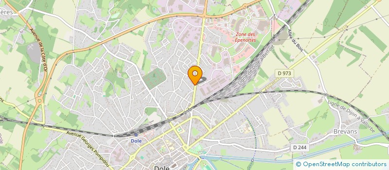 localisation de l'entreprise MADAME SANDRINE URBAIN à DOLE