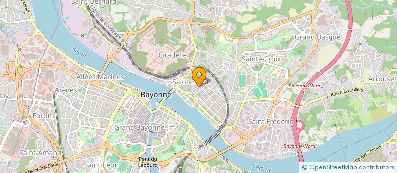 localisation de l'entreprise MADAME SANDRINE VADELL à BAYONNE
