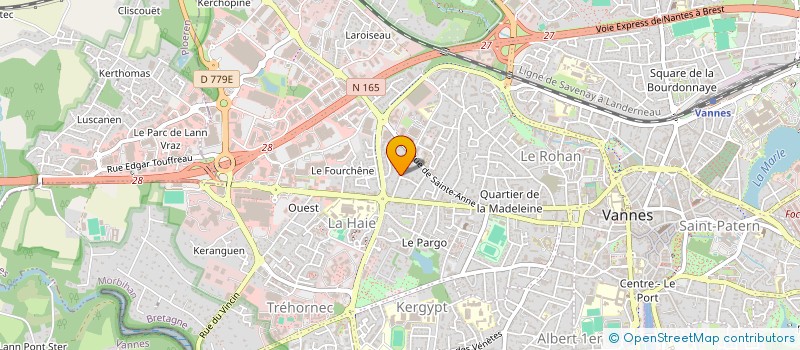 localisation de l'entreprise MADAME SANDRINE VAILLANT à VANNES