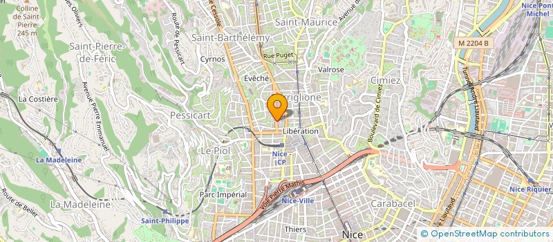 localisation de l'entreprise MADAME SANDRINE VALANTIN à NICE
