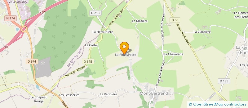 localisation de l'entreprise MADAME SANDRINE VALENTINE LORILLU  SOULEUVRE EN BOCAGE