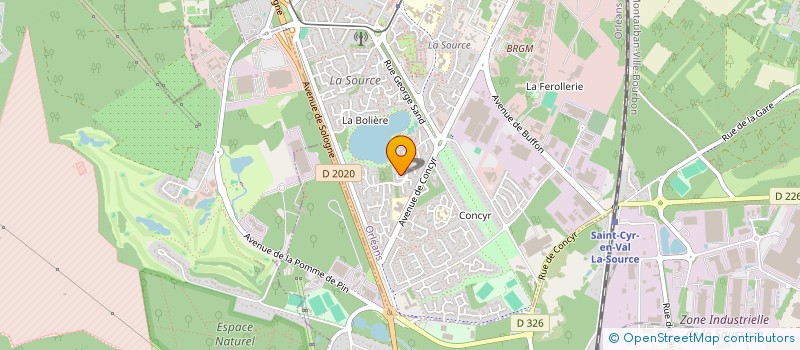 localisation de l'entreprise MADAME SANDRINE VALERIE LISSAJOUX à ORLEANS