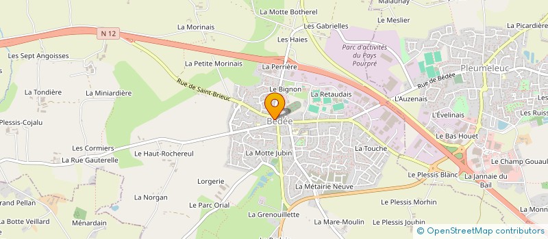 localisation de l'entreprise MADAME SANDRINE VALLEAU  BEDEE