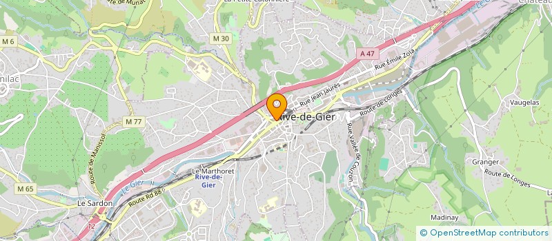localisation de l'entreprise MADAME SANDRINE VALLET à RIVE-DE-GIER