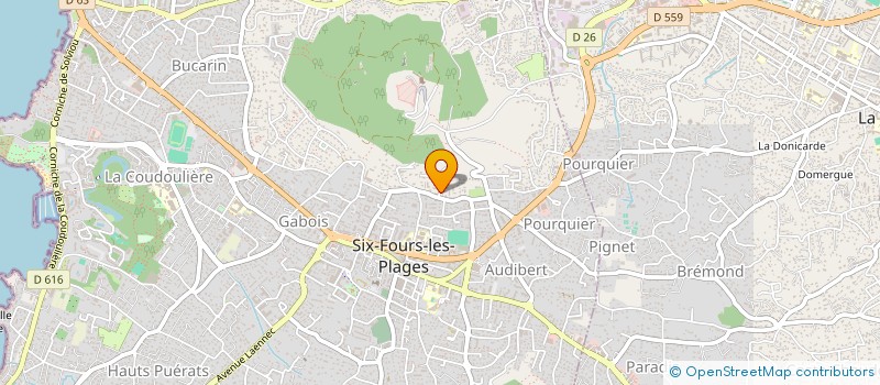 localisation de l'entreprise MADAME SANDRINE VALVERDE à SIX-FOURS-LES-PLAGES