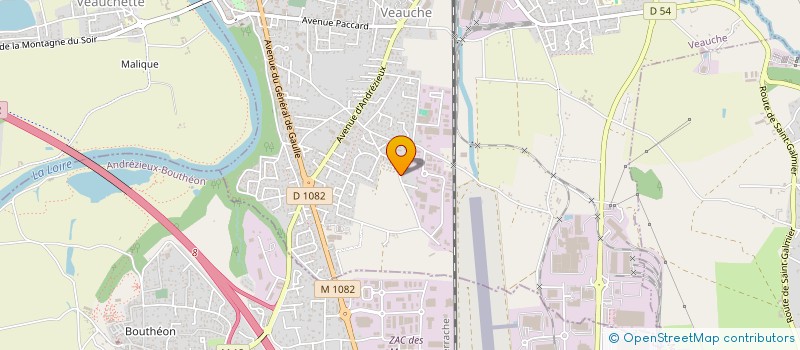 localisation de l'entreprise MADAME SANDRINE VAN HOECKE  VEAUCHE