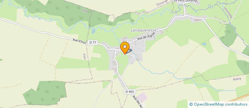 localisation de l'entreprise MADAME SANDRINE VAN MALLEGHEM  LAVAQUERESSE