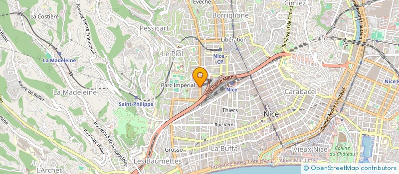 localisation de l'entreprise MADAME SANDRINE VANDAMME  NICE