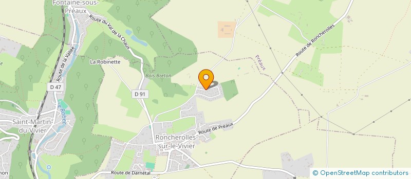 localisation de l'entreprise MADAME SANDRINE VANHAM à RONCHEROLLES-SUR-LE-VIVIER