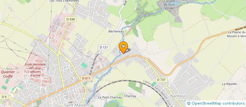 localisation de l'entreprise MADAME SANDRINE VANHOECKE  NANTEUIL