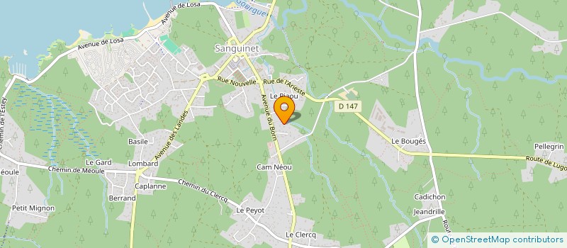 localisation de l'entreprise MADAME SANDRINE VANNUCCHI  SALLES