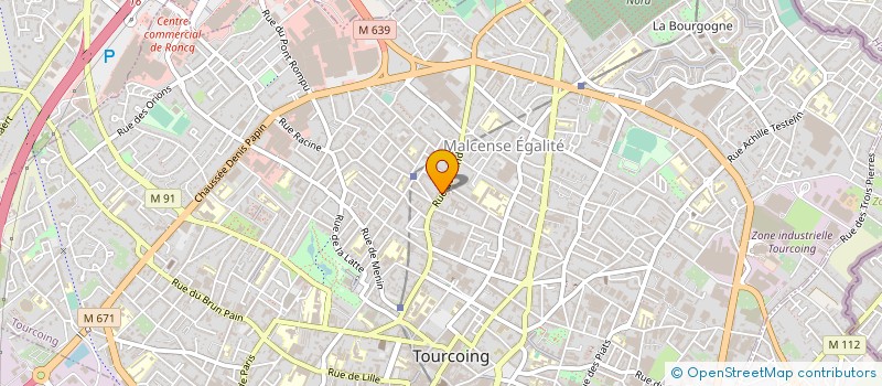 localisation de l'entreprise MADAME SANDRINE VANREMOORTERE  TOURCOING