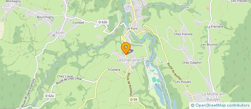 localisation de l'entreprise MADAME SANDRINE VANZ  LESCHERAINES