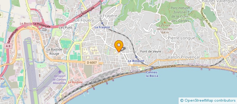 localisation de l'entreprise MADAME SANDRINE VASSEUR à CANNES