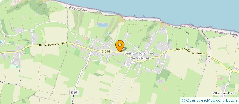 localisation de l'entreprise MADAME SANDRINE VASSORT  AURE SUR MER