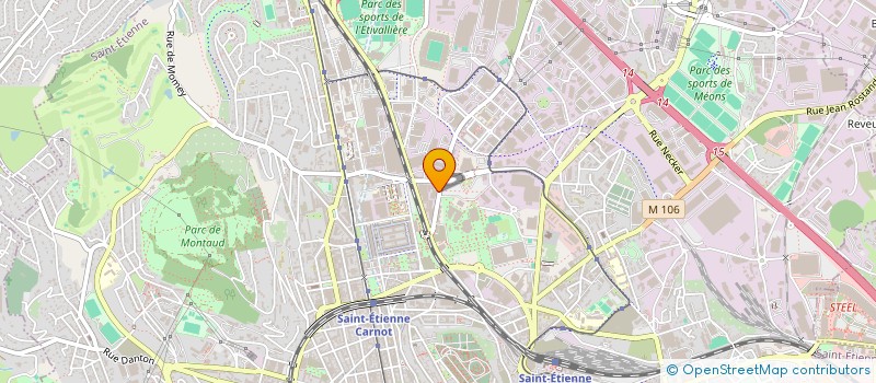 localisation de l'entreprise MADAME SANDRINE VAZ DA COSTA  SAINT-ETIENNE