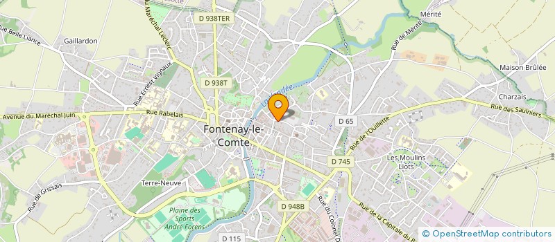 localisation de l'entreprise MADAME SANDRINE VENDE à FONTENAY-LE-COMTE