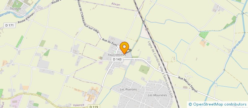 localisation de l'entreprise MADAME SANDRINE VENOUIL  MONTELIER