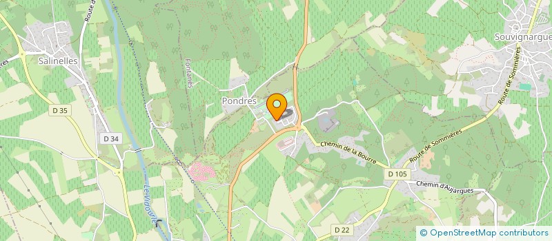 localisation de l'entreprise MADAME SANDRINE VERA  VILLEVIEILLE