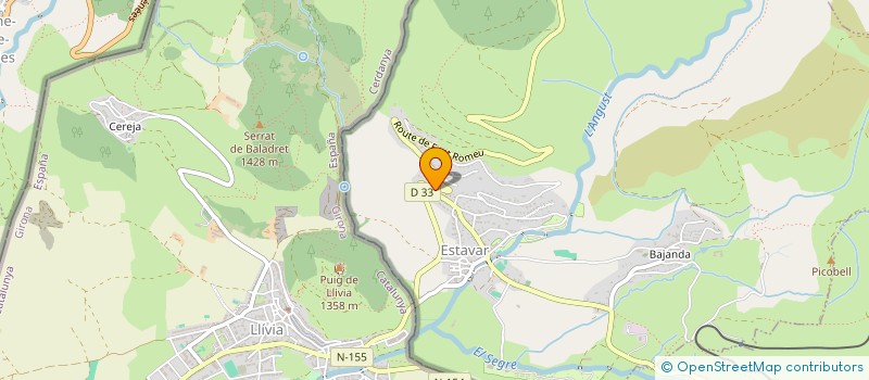 localisation de l'entreprise MADAME SANDRINE VERDANET  ESTAVAR