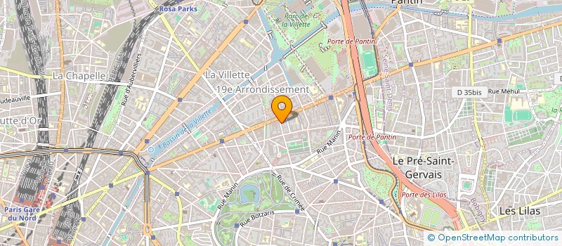 localisation de l'entreprise MADAME SANDRINE VERDES  PARIS