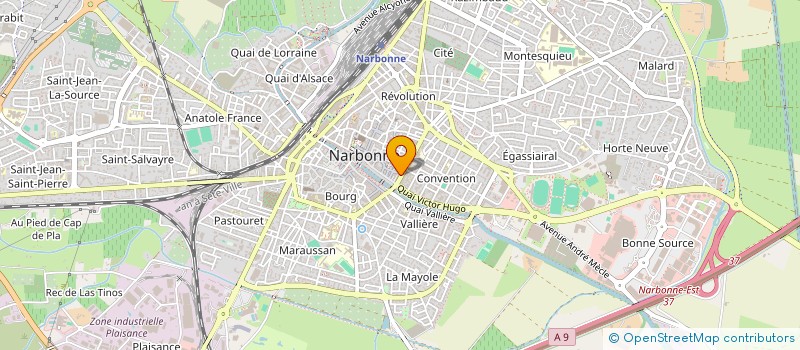 localisation de l'entreprise MADAME SANDRINE VERDUN à NARBONNE