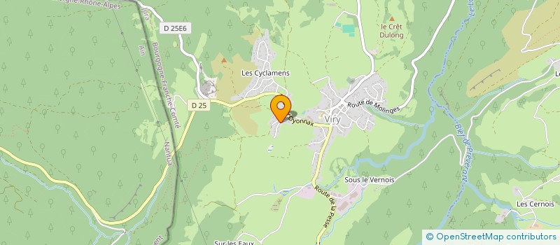 localisation de l'entreprise MADAME SANDRINE VERNICE  VIRY