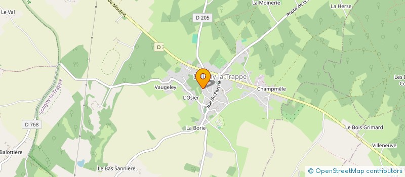 localisation de l'entreprise MADAME SANDRINE VERON à SOLIGNY-LA-TRAPPE