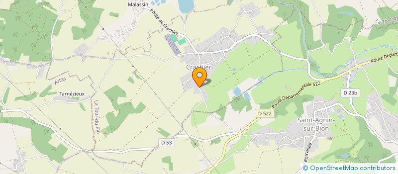 localisation de l'entreprise MADAME SANDRINE VERONIQUE RENAULT  CRACHIER