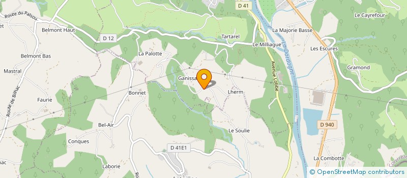 localisation de l'entreprise MADAME SANDRINE VERSAEVEL à BEAULIEU-SUR-DORDOGNE