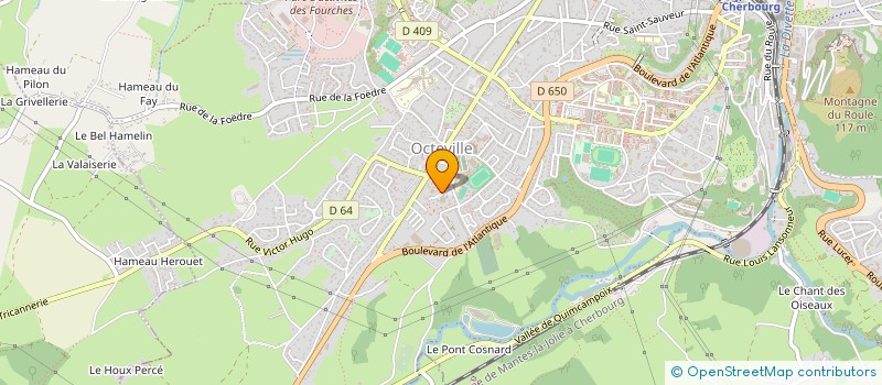 localisation de l'entreprise MADAME SANDRINE VEYRY  CHERBOURG-EN-COTENTIN