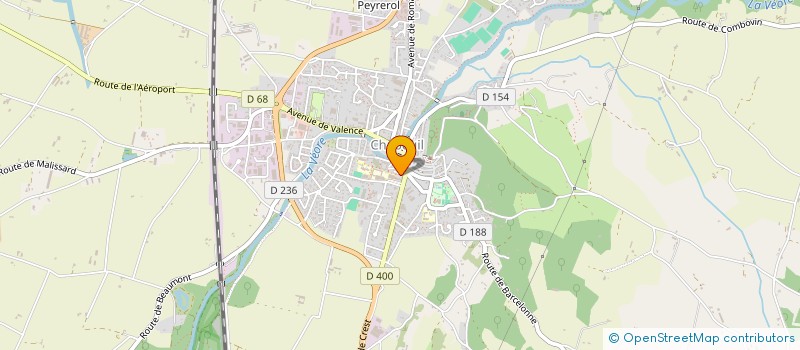 localisation de l'entreprise MADAME SANDRINE VIAL à CHABEUIL