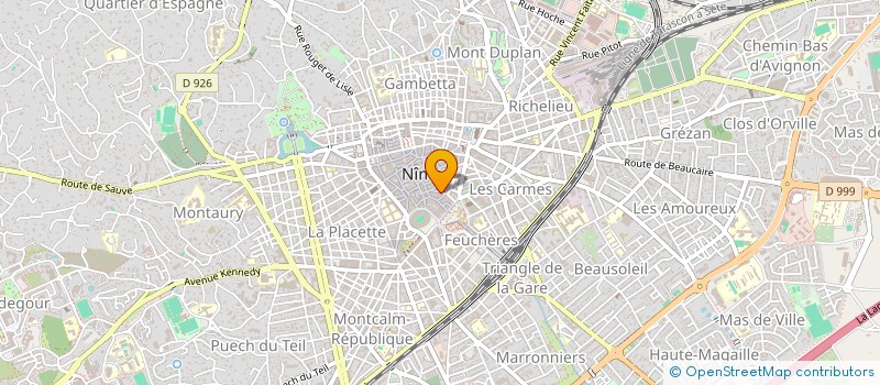 localisation de l'entreprise MADAME SANDRINE VIALARET  NIMES