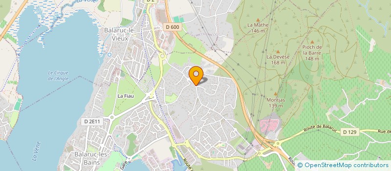 localisation de l'entreprise MADAME SANDRINE VIALLA  BALARUC-LES-BAINS