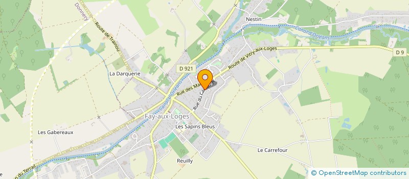 localisation de l'entreprise MADAME SANDRINE VIANA à FAY-AUX-LOGES