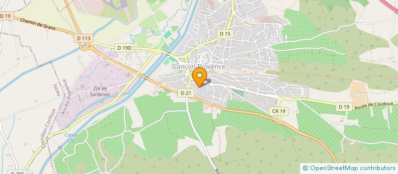 localisation de l'entreprise MADAME SANDRINE VIAVANT  LANCON-PROVENCE