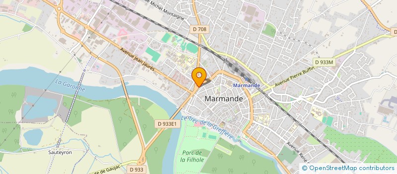 localisation de l'entreprise MADAME SANDRINE VIEILLEFOND à MARMANDE