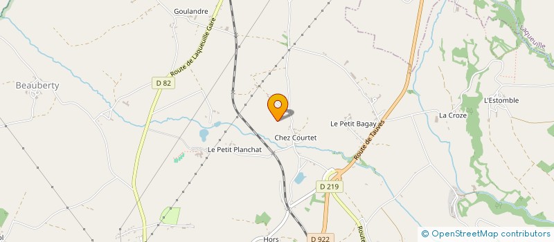 localisation de l'entreprise MADAME SANDRINE VIERNE VASSELLERIE  SAINT SAUVES D'AUVERGNE