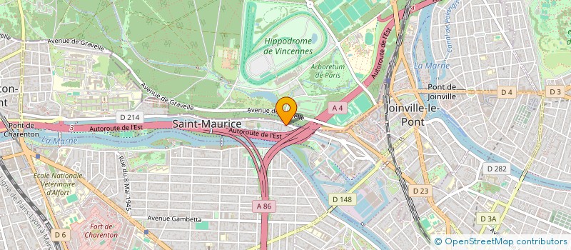 localisation de l'entreprise MADAME SANDRINE VIGIER à SAINT-MAURICE