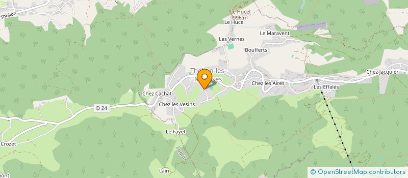 localisation de l'entreprise MADAME SANDRINE VIGNY  THOLLON-LES-MEMISES