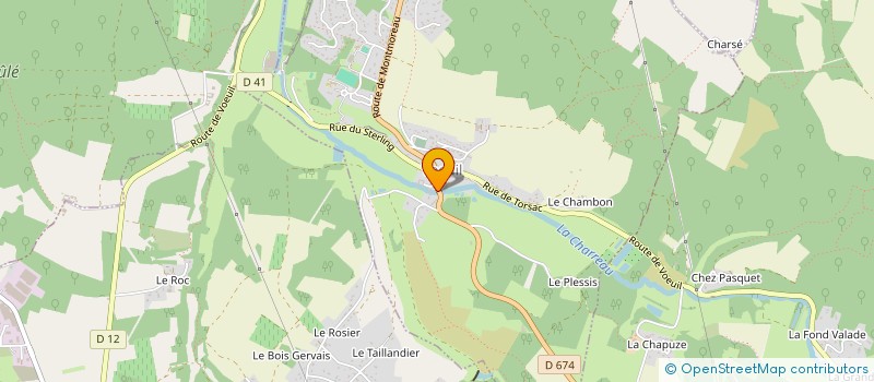 localisation de l'entreprise MADAME SANDRINE VINSONNAUD à VŒUIL-ET-GIGET